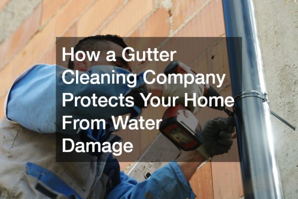 How a Gutter Cleaning Company Protects Your Home From Water Damage